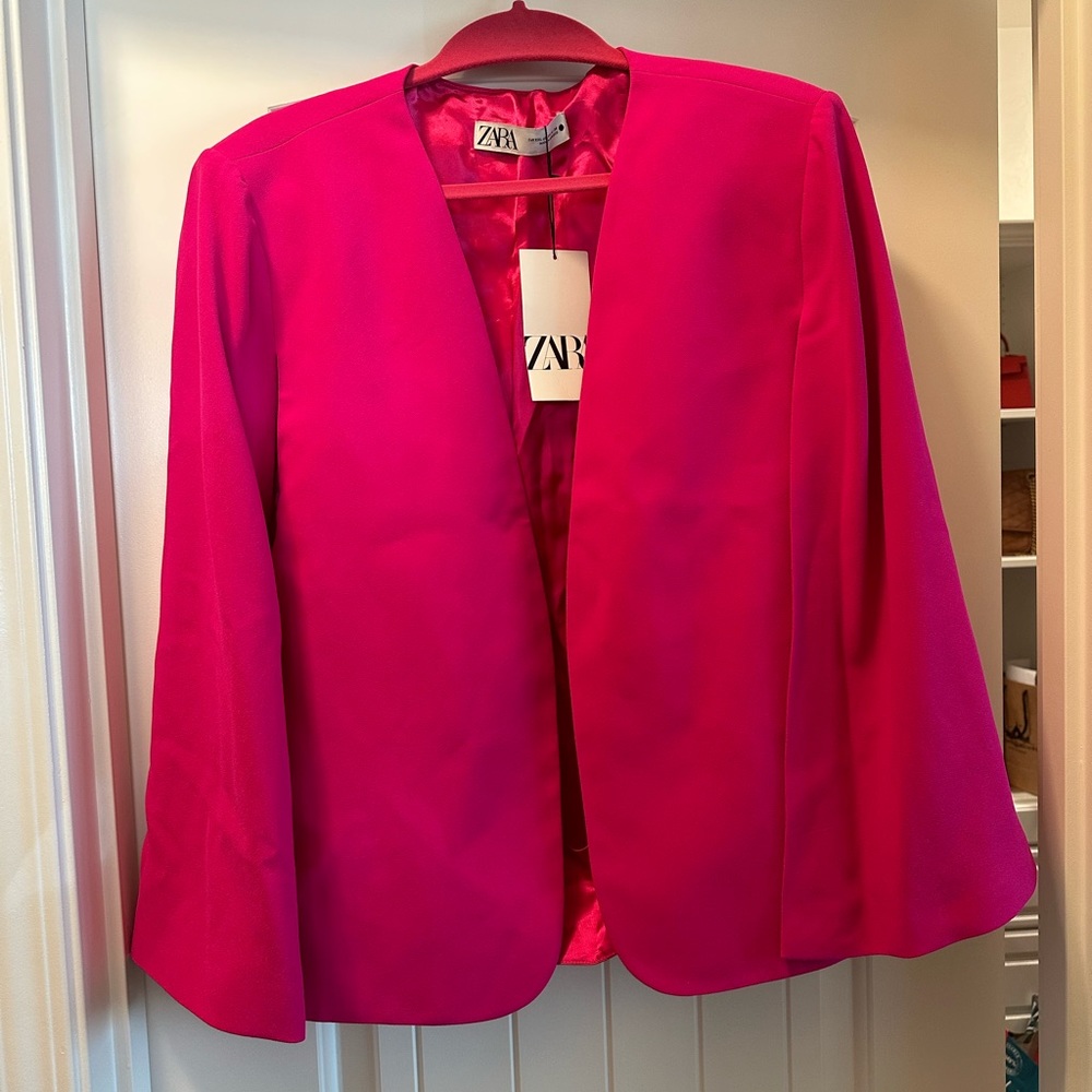 Zara Cape Blazer brand new